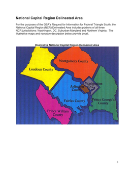 National Capital Region Delineated Area