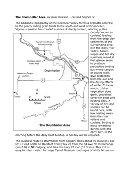 Birding the Drumheller Area