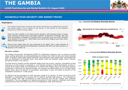 THE GAMBIA Mvam Food Security and Market Bulletin #2, August 2020