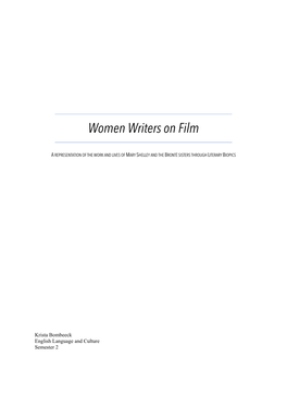 Women Writers on Film