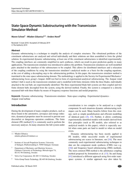 State-Space Dynamic Substructuring with the Transmission Simulator Method
