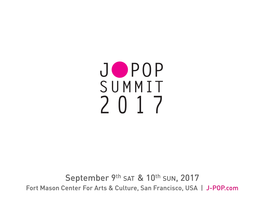 September 9Th SAT & 10Th SUN, 2017