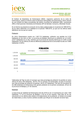 Situación Demográfica