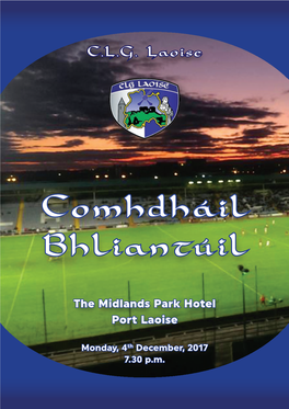 2017 Laois GAA Convention Booklet
