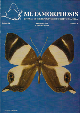 A Revision of the African Species of the Genus Abisara Felder & Felder (Lepidoptera: Riodinidae)