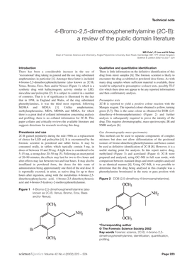 2C-B): a Review of the Public Domain Literature