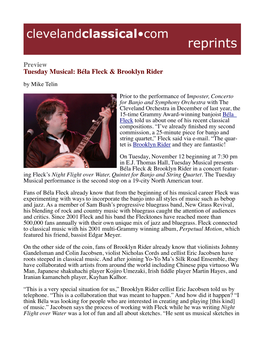 Béla Fleck & Brooklyn Rider