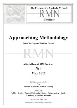 Approaching Methodology