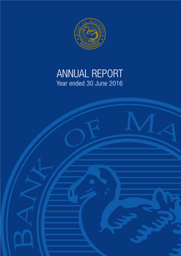 ANNUAL REPORT Year Ended 30 June 2016 CONTENTS