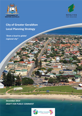 City of Greater Geraldton Local Planning Strategy