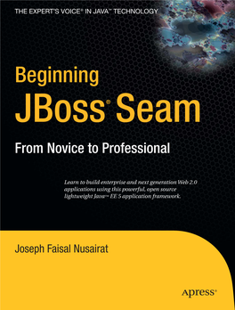 Jboss Seam Tion That Frameworks Such As Struts Provided and Brings It to the Next Level