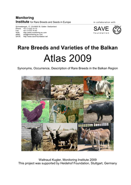 Breed Atlas Balkan (Pdf)