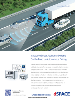 On the Road to Autonomous Driving