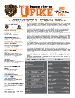 UPIKE Football Record Book