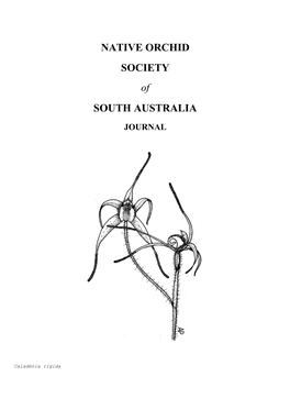 Otto Tepper - South Australia's First Orchidologist: Centenary Article