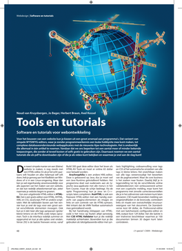 Tools En Tutorials Software En Tutorials Voor Webontwikkeling