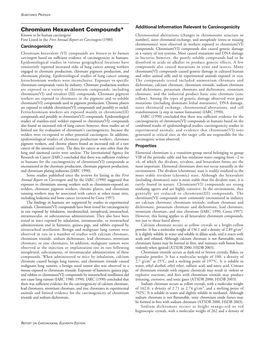 Chromium Hexavalent Compounds