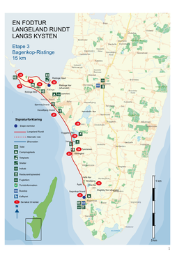 EN FODTUR LANGELAND RUNDT LANGS KYSTEN Etape 3 Bagenkop-Ristinge 15 Km