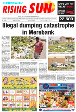 Illegal Dumping Catastrophe in Merebank