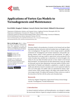 Applications of Vortex Gas Models to Tornadogenesis and Maintenance