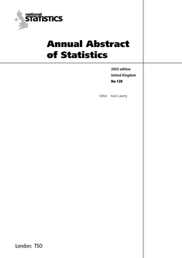 Annual Abstract 2003 Navigation Instructions