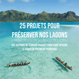 25 Projets Pour Préserver Nos Lagons