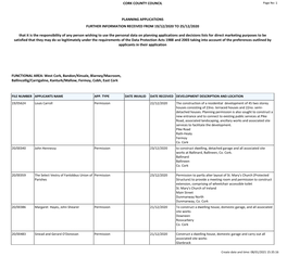 Planning Applications