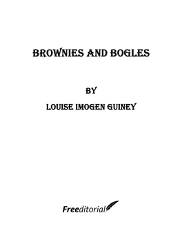 Brownies and Bogles