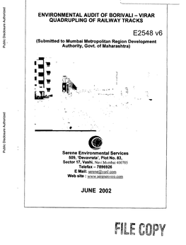 Environmental Audit of Borivali