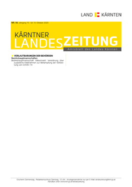 NR. 56. Jahrgang 70 . SA 10. Oktober 2020