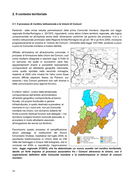 2. Il Contesto Territoriale