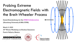 Probing Extreme Electromagnetic Fields with the Breit-Wheeler Process