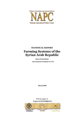 Farming Systems of the Syrian Arab Republic