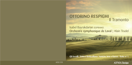 OTTORINO RESPIGHI Il Tramonto