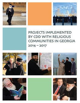 Projects Implemented by CDD with the Georgian Orthodox Church 2014 – 2017