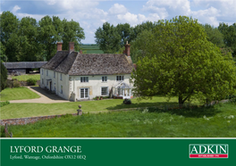 Lyford Grange Lyford, Wantage, Oxfordshire Ox12 0Eq