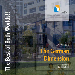 German Dimension Amman, German Jordanian University Publications, 2015