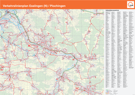 Verkehrslinienplan Esslingen (N) / Plochingen