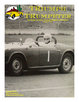 Triumph Trumpeter the Desert Centre -Triumph Register of America Founded: 1980