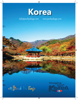 Korea Info@Packyabags.Com Map of South Korea