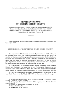 Representations on Bathymetric Charts