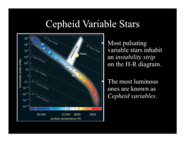 Cepheid Variable Stars