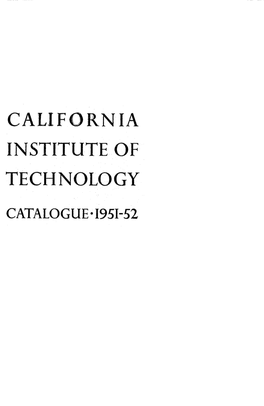 California in Stitute 0 F Technology