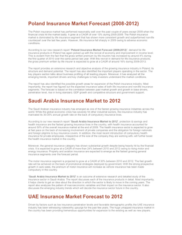 Poland Insurance Market Forecast (2008-2012)