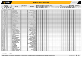 Midweek Regular Coupon 06/08/2019 09:56 1 / 6