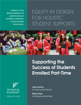 Equity in Design for Holistic Student Supports