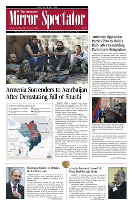 Armenia Surrenders to Azerbaijan After Devastating Fall of Shushi