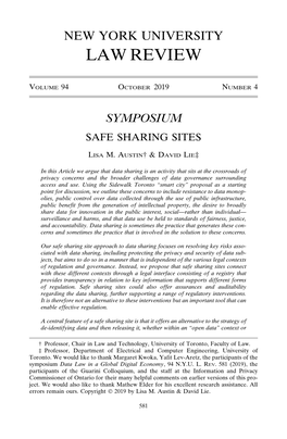 Safe Sharing Sites