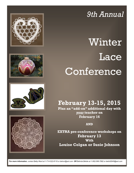 Winter Lace Conference