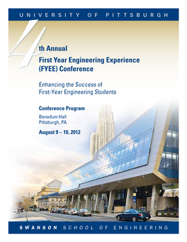 Th Annual First Year Engineering Experience (FYEE) Conference